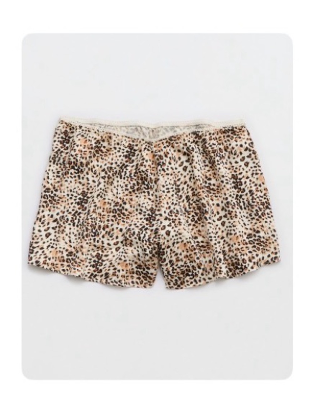 AERIE | NWT Off Duty Satin Flirty Boxer size XL